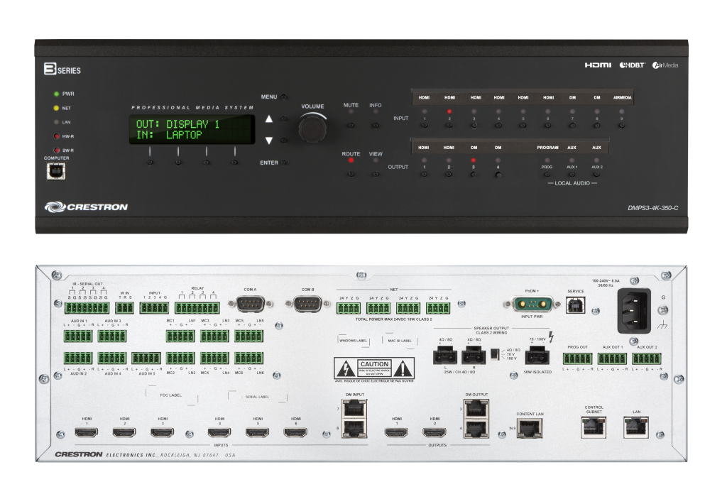 Crestron DMPS3 4K 350 C WISE AV Solution