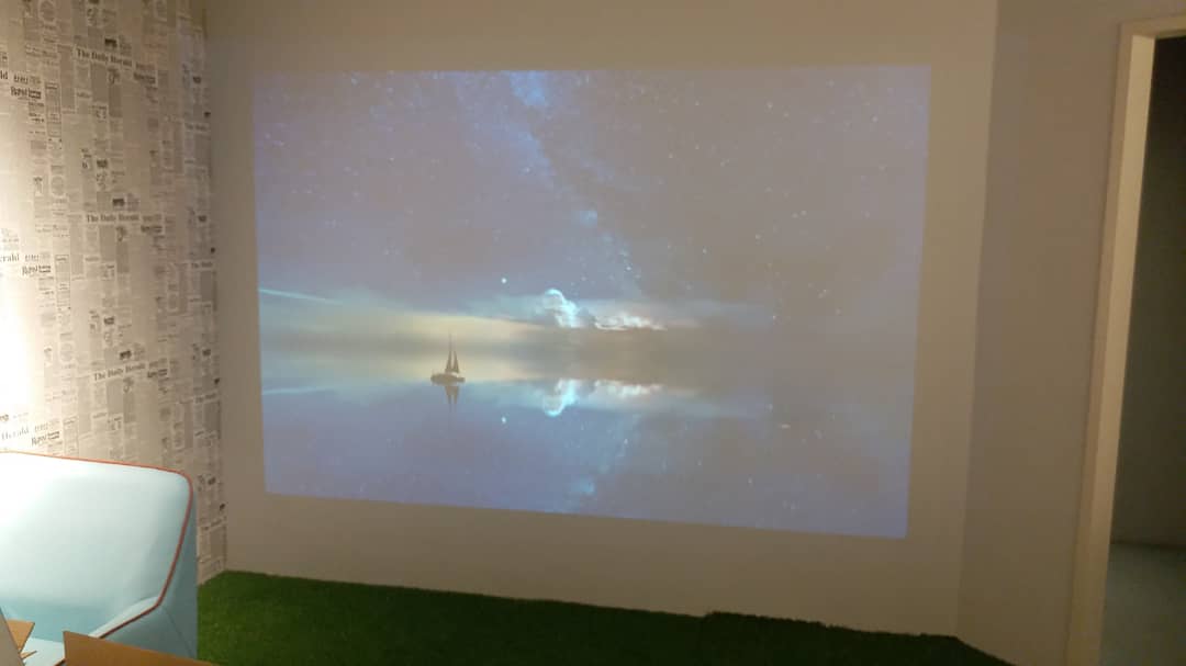 Installation Of Epson Eb F Laser Ultra Short Throw Projector